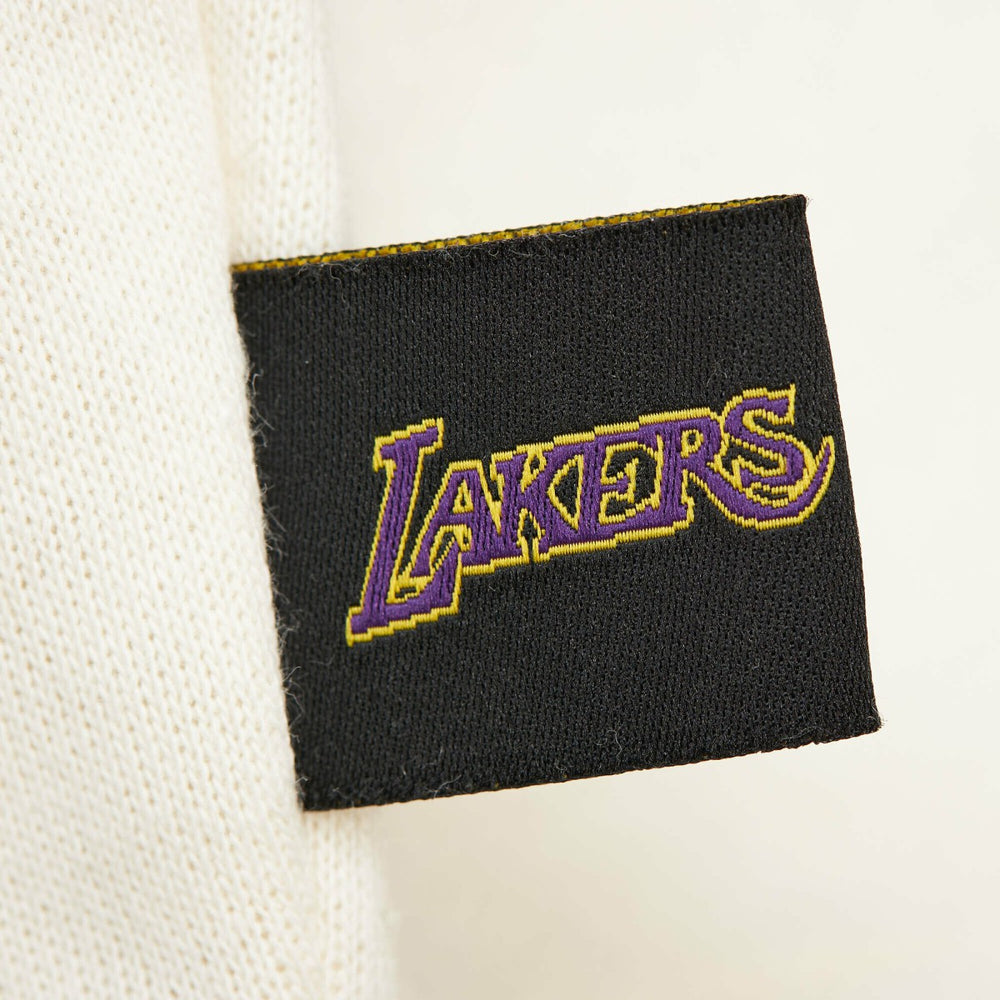 Los Angeles Lakers Women's Hardwood Classics Pullover Sweatshirt Gold | Mitchell & Ness discount