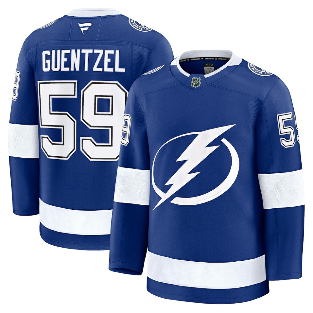 Jake Guentzel Tampa Bay Lightning Fanatics Home Premium Jersey - Blue - NHL 201994744