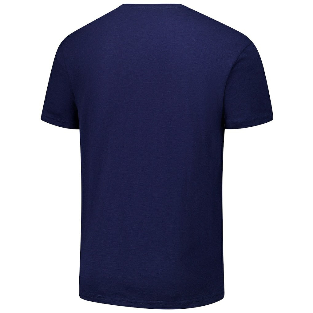Dallas Mavericks Hardwood Classics Felt Applique Slub T-Shirt for sale Navy | Mitchell & Ness online