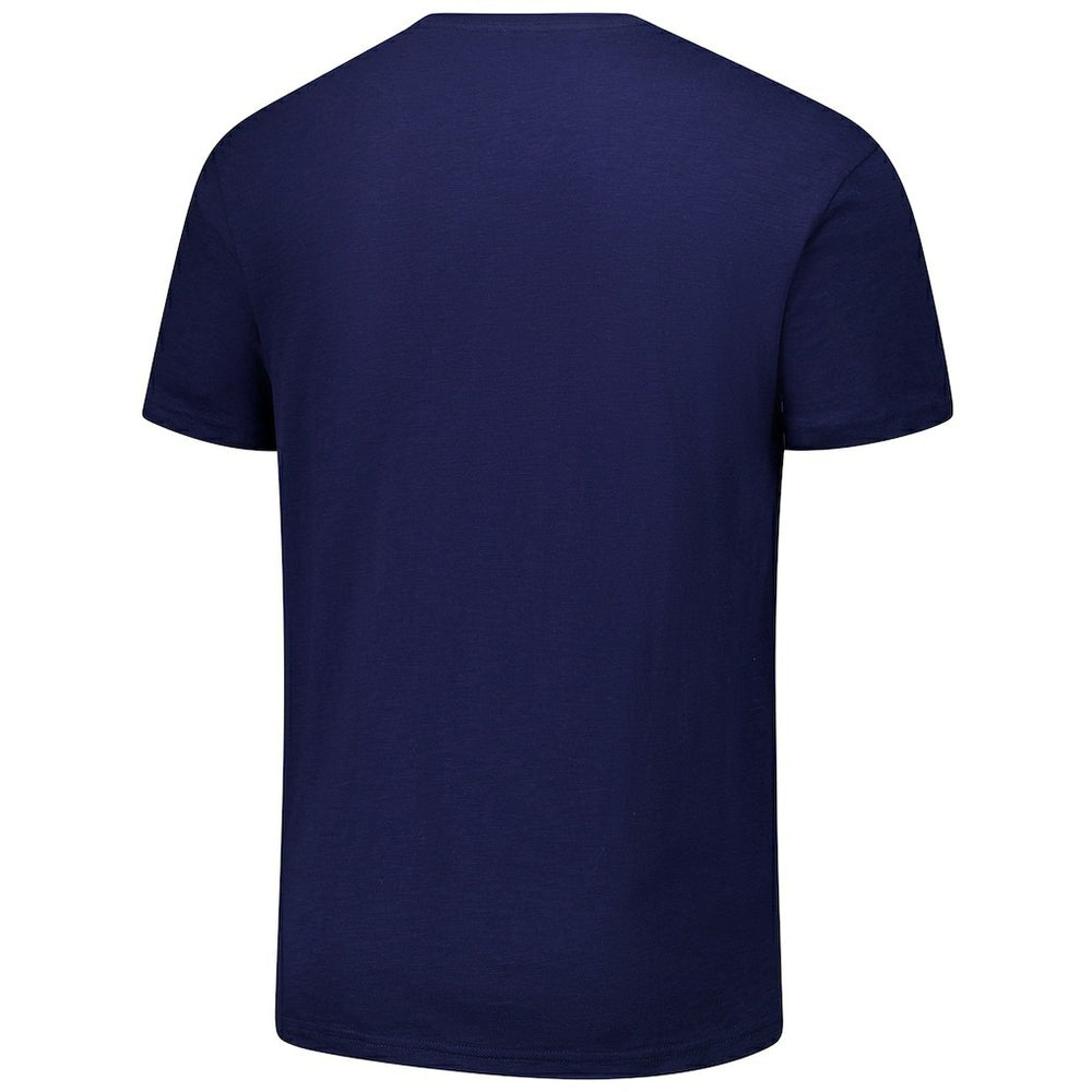 Dallas Mavericks Hardwood Classics Felt Applique Slub T-Shirt for sale Navy | Mitchell & Ness online