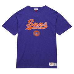 Phoenix Suns Hardwood Classics Felt Applique Slub T-Shirt Purple | Mitchell & Ness outlet