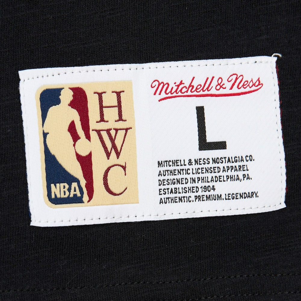 Boston Celtics Hardwood Classics Felt Applique Slub T-Shirt Black | Mitchell & Ness Lifestyle