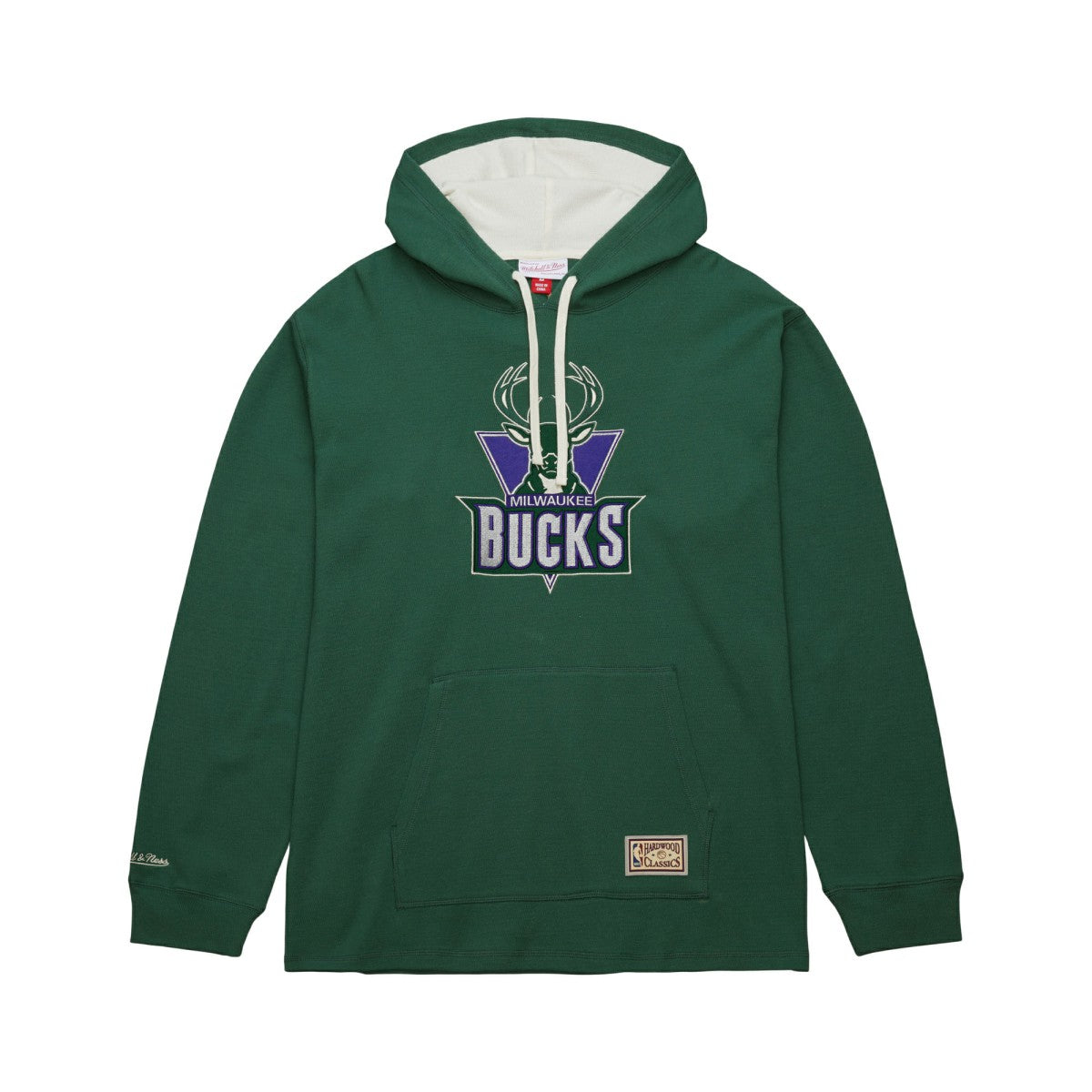 Milwaukee Bucks Hardwood Classics Lightweight Thermal Pullover Hoodie Green | Mitchell & Ness outlet