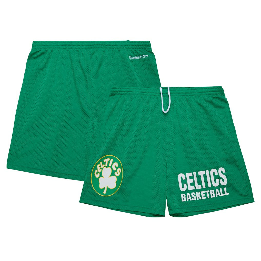 Boston Celtics Hardwood Classics Gameday Mesh Shorts Kelly Green | Mitchell & Ness Near Me