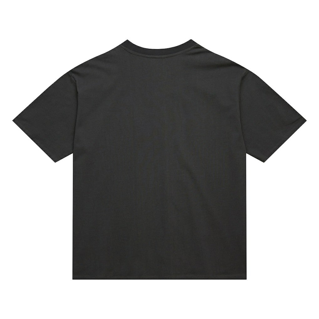 Philadelphia 76ers Women's Hardwood Classics Oversized Boyfriend T-Shirt Charcoal | Mitchell & Ness outlet