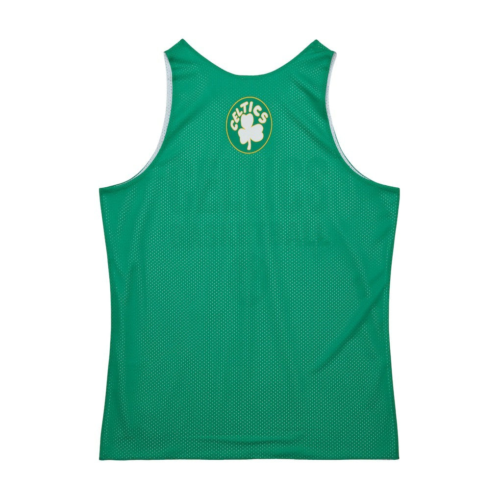 Boston Celtics Hardwood Classics Reversible Mesh Practice Jersey Kelly Green/White | Mitchell & Ness