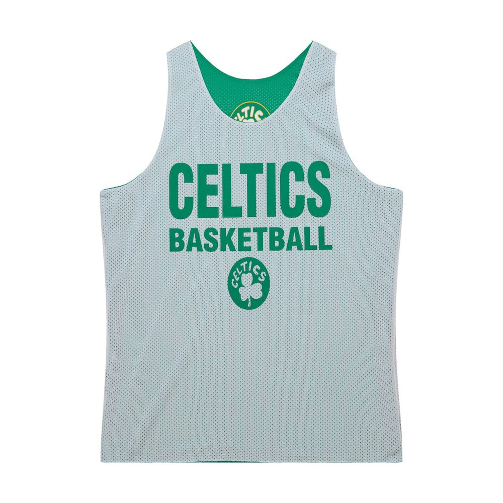 Boston Celtics Hardwood Classics Reversible Mesh Practice Jersey Kelly Green/White | Mitchell & Ness