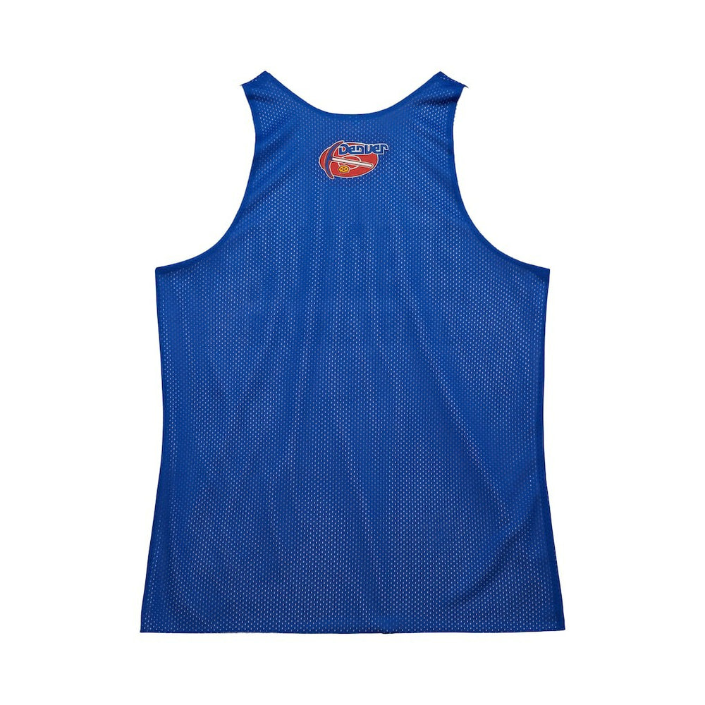 Denver Nuggets Hardwood Classics Reversible Mesh Practice Jersey for sale Royal/White | Mitchell & Ness discount
