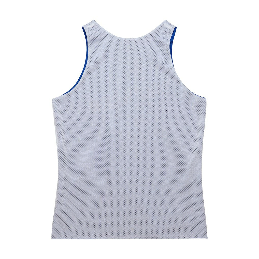 Golden State Warriors Hardwood Classics Reversible Mesh Practice Jersey for sale Royal/White | Mitchell & Ness