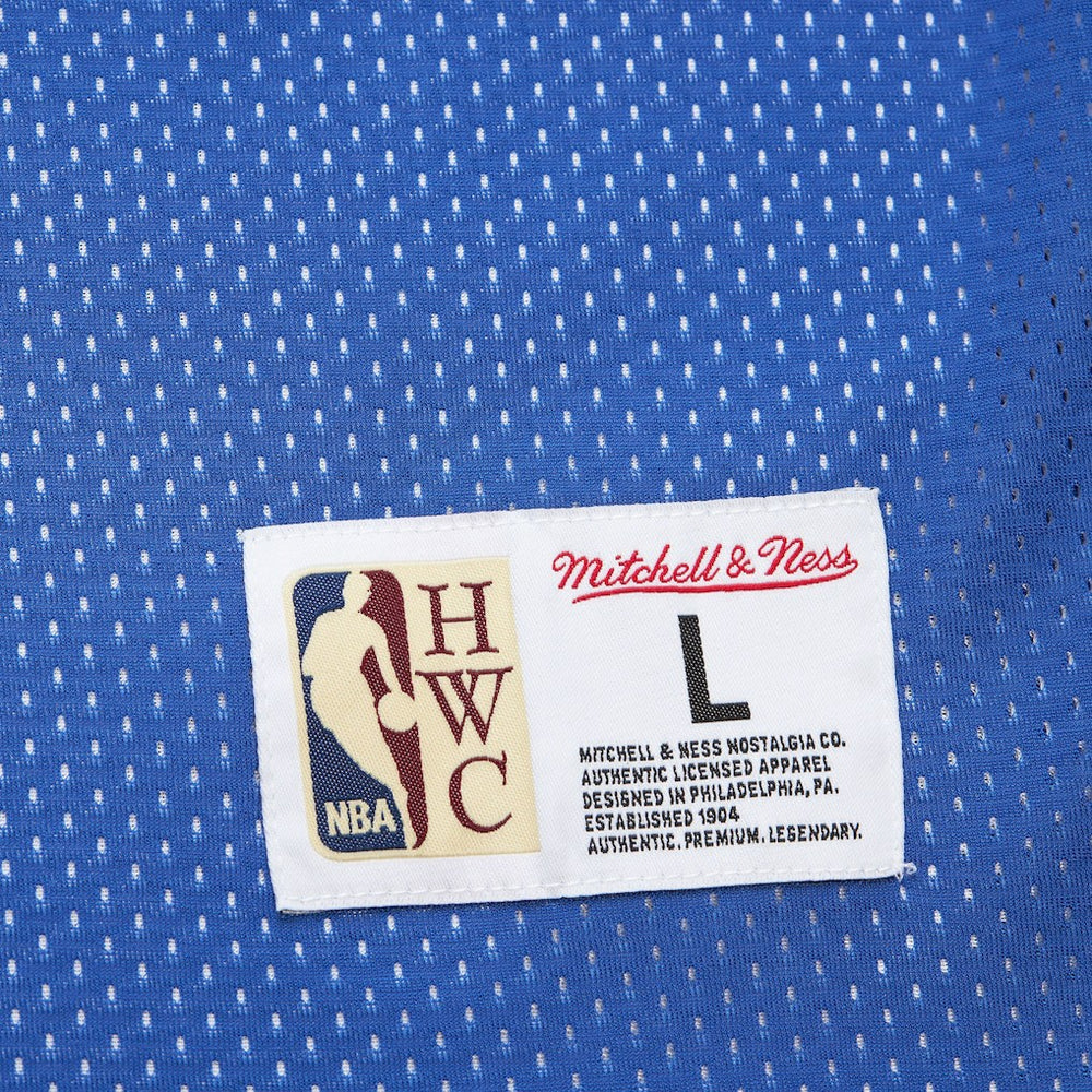 Golden State Warriors Hardwood Classics Reversible Mesh Practice Jersey for sale Royal/White | Mitchell & Ness
