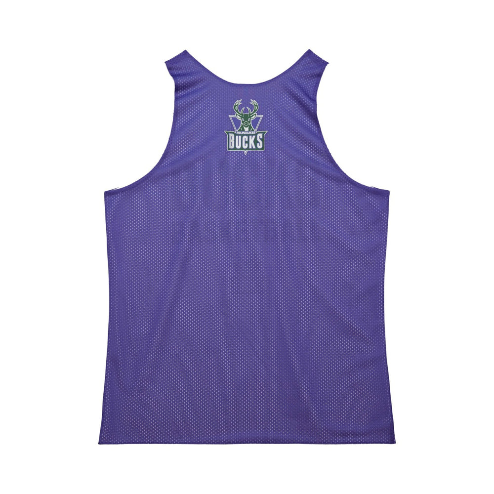 Milwaukee Bucks Hardwood Classics Reversible Mesh Practice Jersey Purple/White | Mitchell & Ness Lifestyle