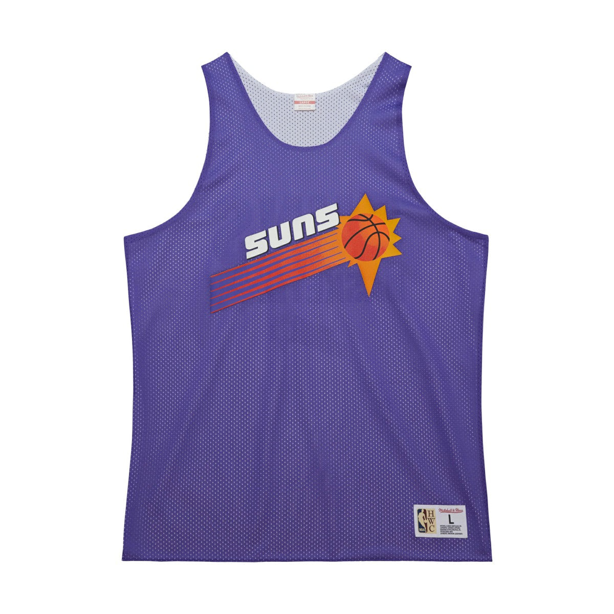 Phoenix Suns Hardwood Classics Reversible Mesh Practice Jersey Purple/White | Mitchell & Ness Near Me