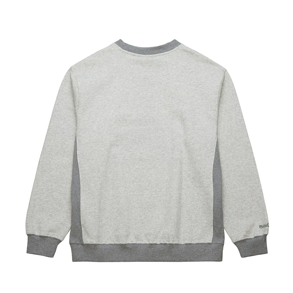 Boston Celtics Vintage Logo Pullover Sweatshirt Heather Gray | Mitchell & Ness online