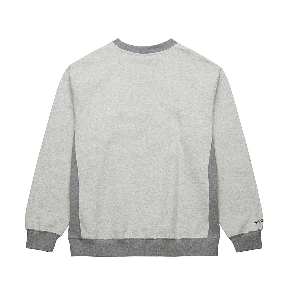Boston Celtics Vintage Logo Pullover Sweatshirt Heather Gray | Mitchell & Ness online