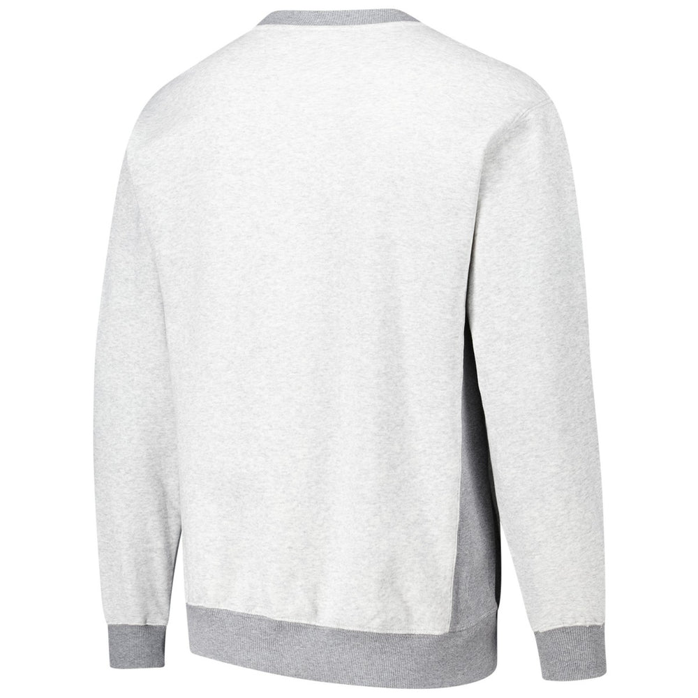 Milwaukee Bucks Vintage Logo Pullover Sweatshirt Heather Gray | Mitchell & Ness Lifestyle