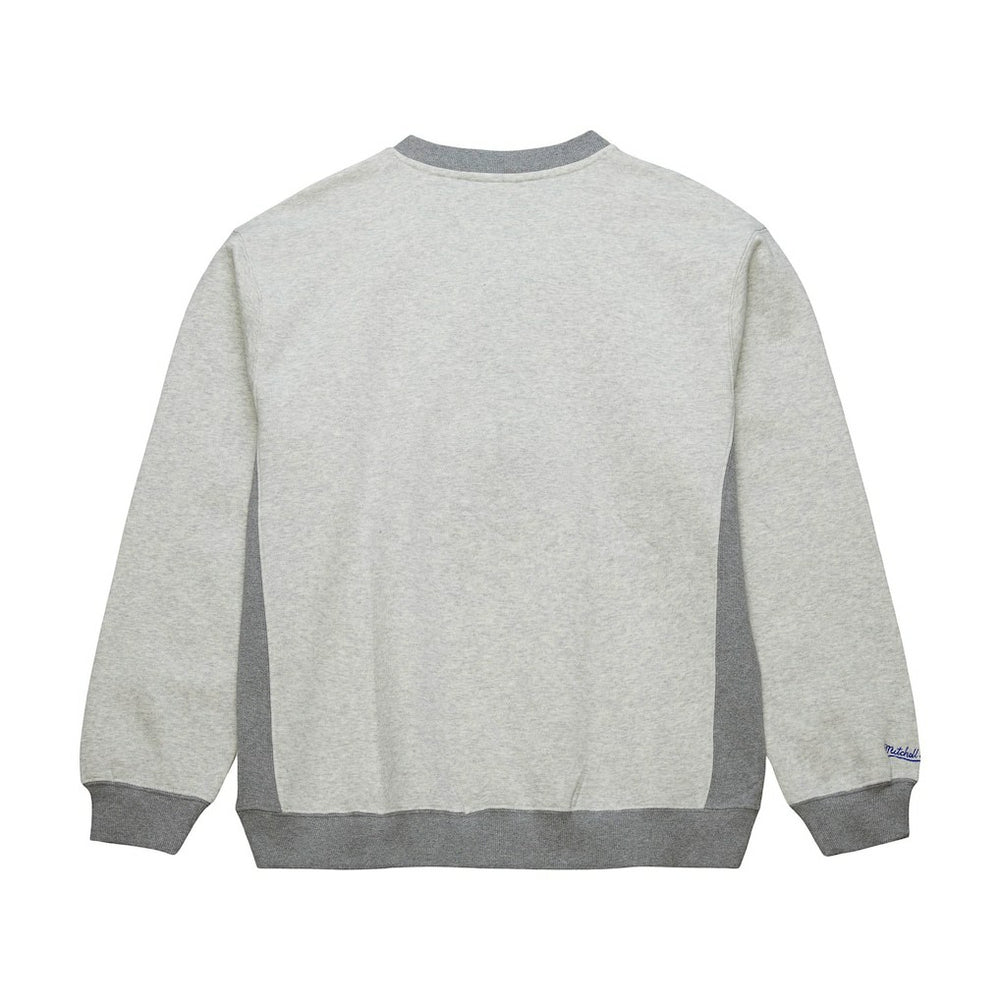 Golden State Warriors Vintage Logo Pullover Sweatshirt for sale Heather Gray | Mitchell & Ness US