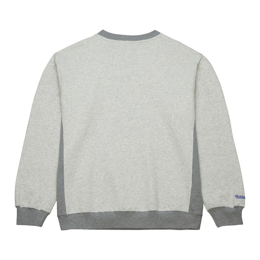 Denver Nuggets Vintage Logo Pullover Sweatshirt for sale Heather Gray | Mitchell & Ness
