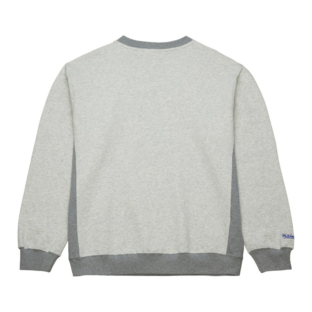 Denver Nuggets Vintage Logo Pullover Sweatshirt for sale Heather Gray | Mitchell & Ness