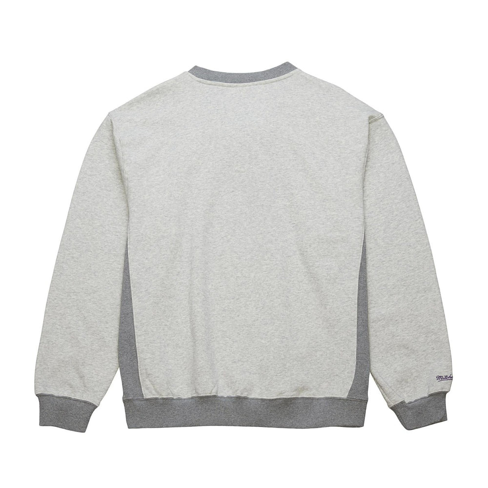 Los Angeles Lakers Vintage Logo Pullover Sweatshirt Heather Gray | Mitchell & Ness outlet