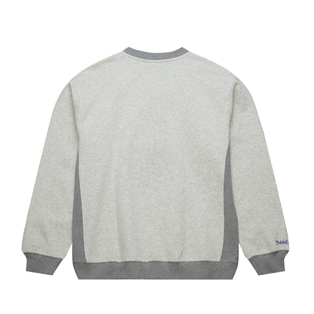 Philadelphia 76ers Vintage Logo Pullover Sweatshirt Heather Gray | Mitchell & Ness outlet