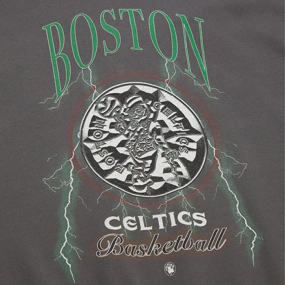 Boston Celtics Women's Hardwood Classics Lightweight Pullover Sweatshirt Charcoal | Mitchell & Ness discount