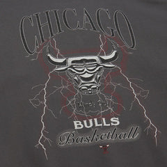 Chicago Bulls Women's Hardwood Classics Lightweight Pullover Sweatshirt Charcoal | Mitchell & Ness for sale