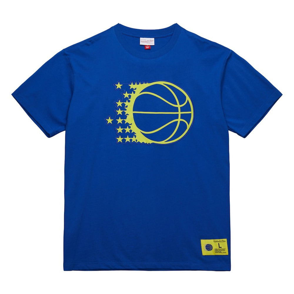 Orlando Magic Hardwood Classics Neon Nights Premium T-Shirt Blue | Mitchell & Ness outlet