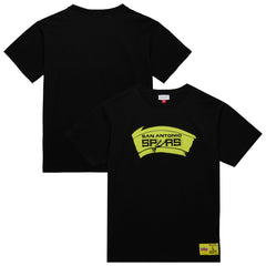 San Antonio Spurs Hardwood Classics Neon Nights Premium T-Shirt Black | Mitchell & Ness for sale