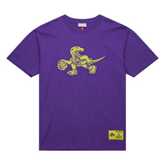 Toronto Raptors Hardwood Classics Neon Nights Premium T-Shirt Raptors Purple | Mitchell & Ness for sale