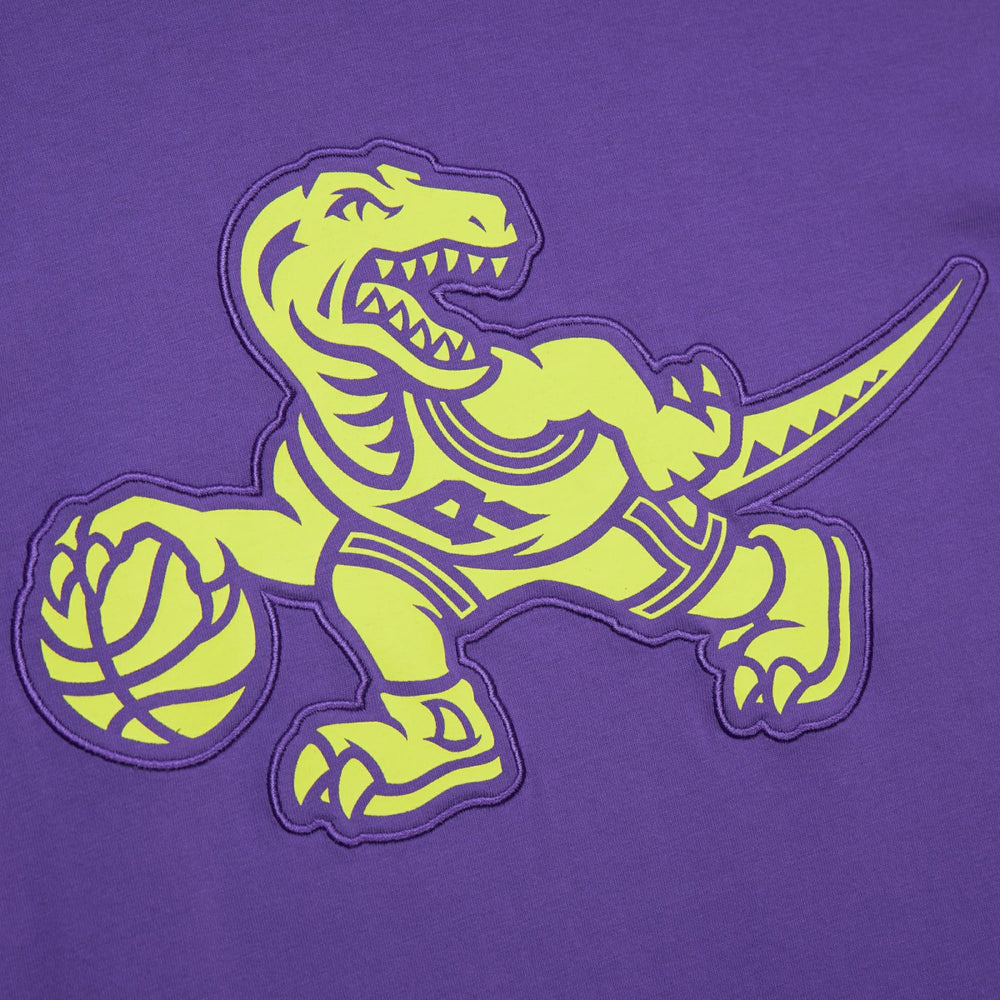 Toronto Raptors Hardwood Classics Neon Nights Premium T-Shirt Raptors Purple | Mitchell & Ness for sale