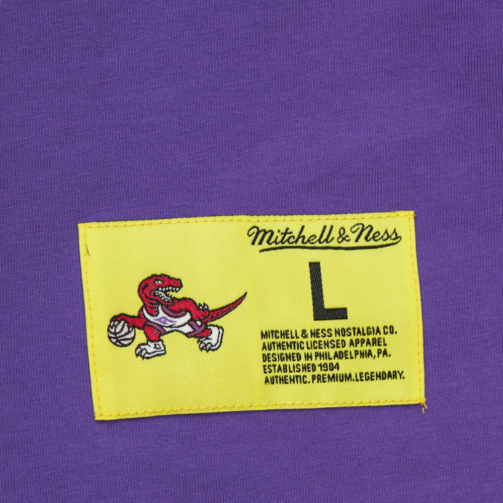 Toronto Raptors Hardwood Classics Neon Nights Premium T-Shirt Raptors Purple | Mitchell & Ness for sale