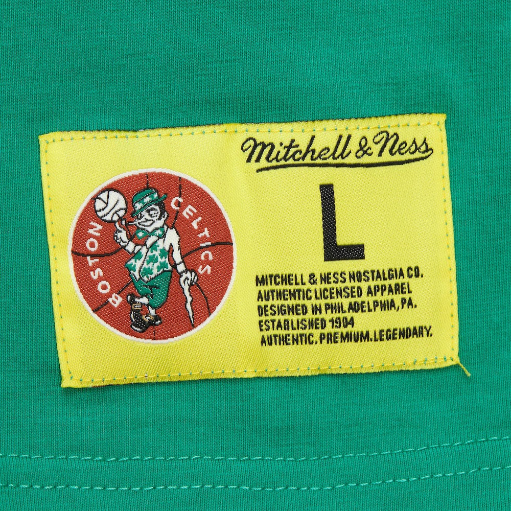 Boston Celtics Hardwood Classics Neon Nights Premium T-Shirt Kelly Green | Mitchell & Ness Lifestyle