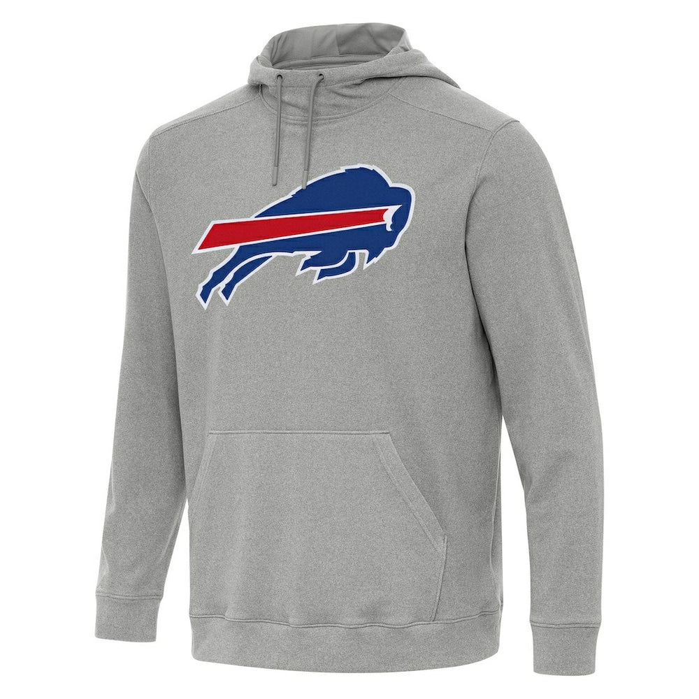 Buffalo Bills Antigua Cloud Pullover Hoodie Heather Gray