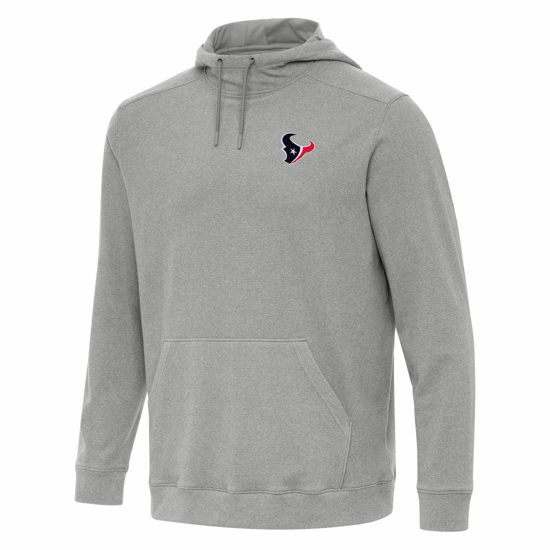 Houston Texans Antigua Cloud Pullover Hoodie Heather Gray