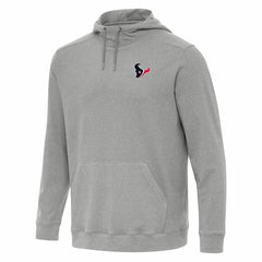 Houston Texans Antigua Cloud Pullover Hoodie Heather Gray