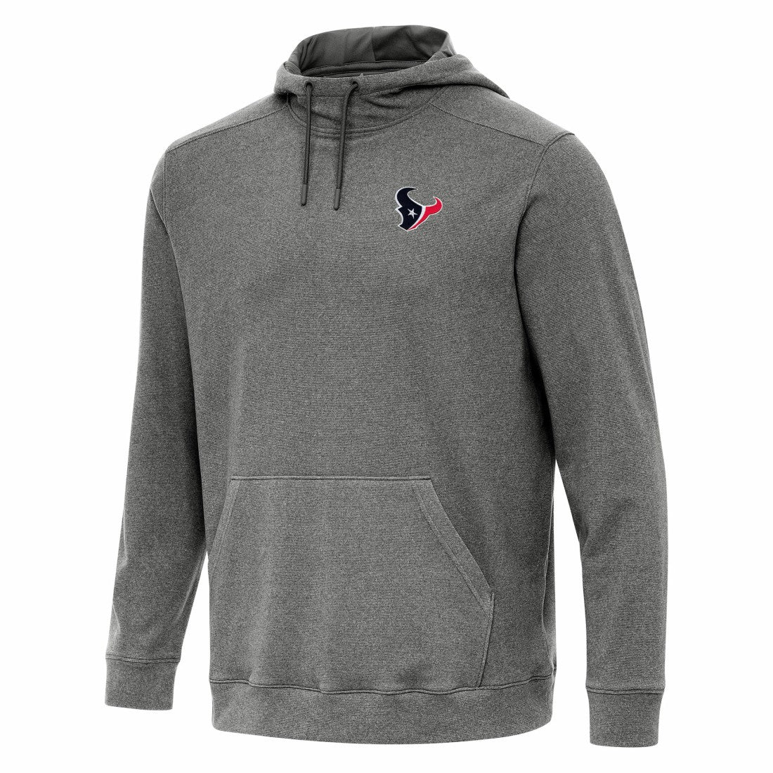 Houston Texans Antigua Cloud Pullover Hoodie Heather Black