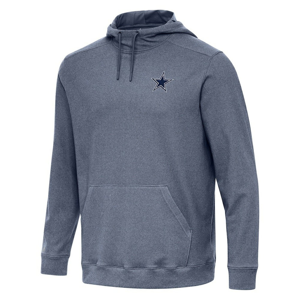 Dallas Cowboys Antigua Cloud Pullover Hoodie Heather Navy