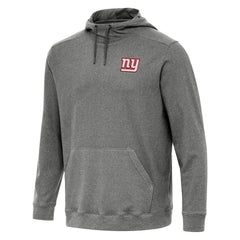 New York Giants Antigua Cloud Pullover Hoodie Heather Black