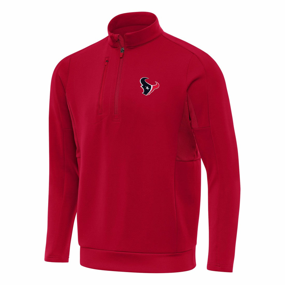 Houston Texans Antigua Generation Quarter-Zip Pullover Top Red