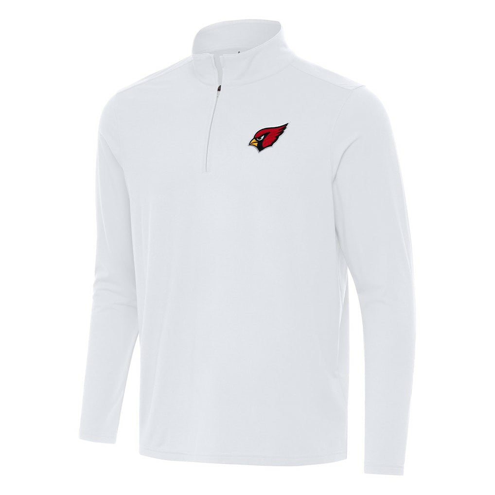 Arizona Cardinals Antigua Intent Quarter-Zip Pullover Top White