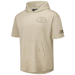 San Francisco 49ers Pro Standard Neutrals Capsule Short Sleeve Pullover Hoodie Tan