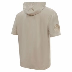 Dallas Cowboys Pro Standard Neutrals Capsule Short Sleeve Pullover Hoodie Tan