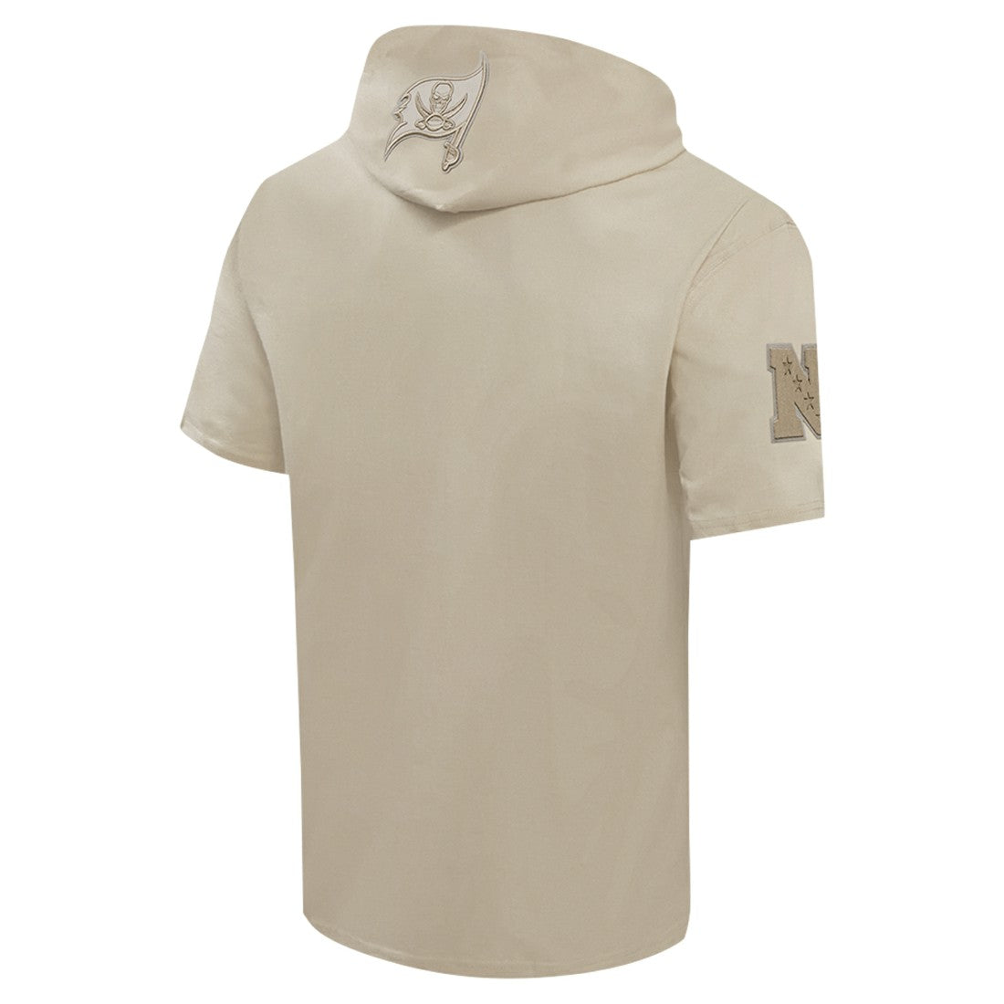Tampa Bay Buccaneers Pro Standard Neutrals Capsule Short Sleeve Pullover Hoodie Tan