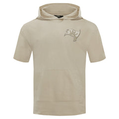 Tampa Bay Buccaneers Pro Standard Neutrals Capsule Short Sleeve Pullover Hoodie Tan