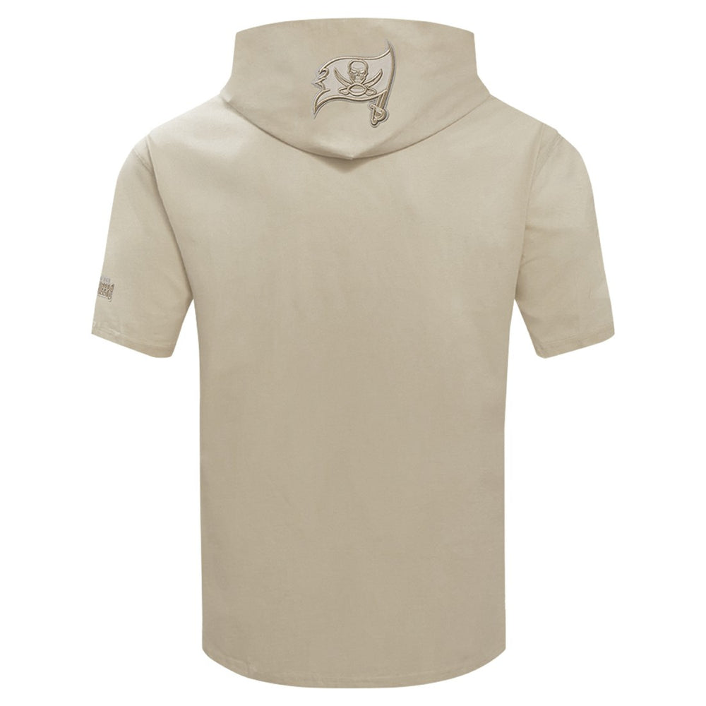 Tampa Bay Buccaneers Pro Standard Neutrals Capsule Short Sleeve Pullover Hoodie Tan