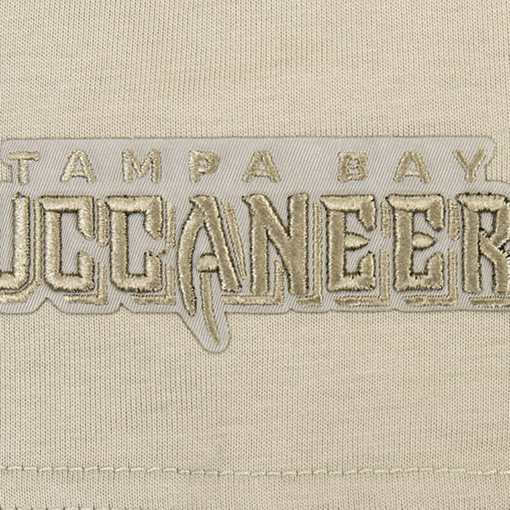 Tampa Bay Buccaneers Pro Standard Neutrals Capsule Short Sleeve Pullover Hoodie Tan