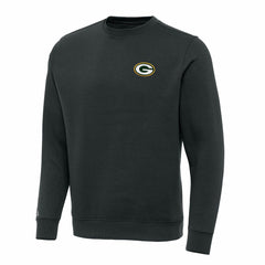 Green Bay Packers Antigua Victory Pullover Sweatshirt Charcoal