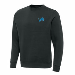 Detroit Lions Antigua Victory Pullover Sweatshirt Charcoal