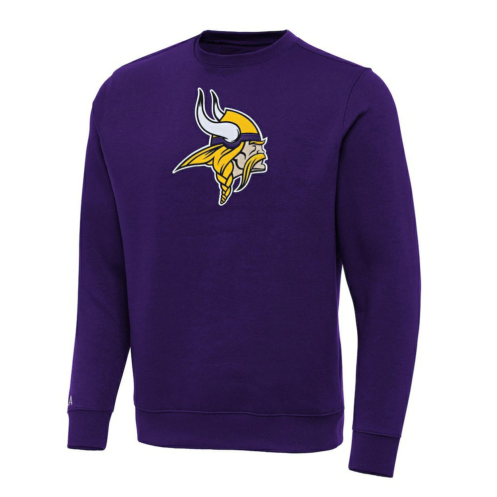 Minnesota Vikings Antigua Victory Pullover Sweatshirt Purple