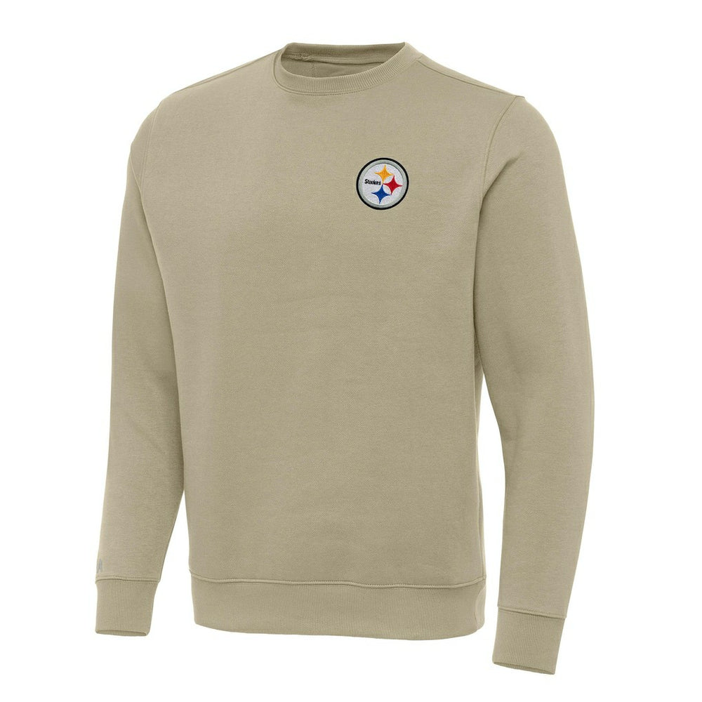 Pittsburgh Steelers Antigua Victory Pullover Sweatshirt Khaki